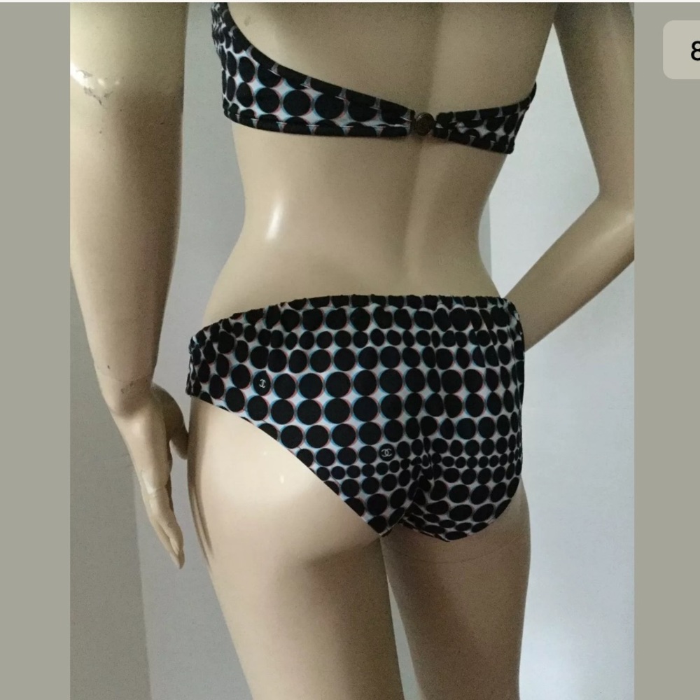 Chanel Bikini Circle Print and CC logo Throughout - Picture 5 of 8